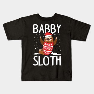 Matching Sloth Ugly Christmas Sweatshirts Kids T-Shirt